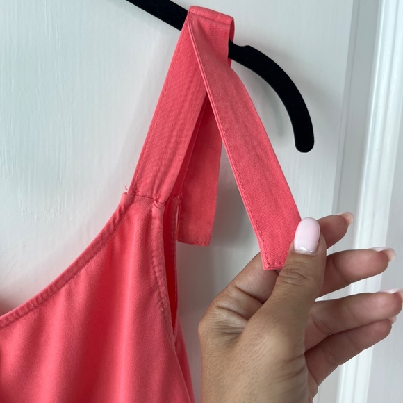 Made in Italy Coral Pink 100% Tencel Sleeveless Tank Top - Picture 6 of 6